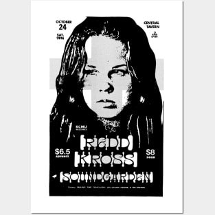 1987 Grunge Concert Poster Posters and Art